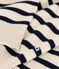 Women's stripey wool jumper AVALANCHE white/SMOKING blue