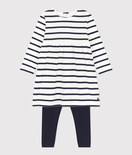 Babies' Cotton Breton Dress and Leggings variante 1
