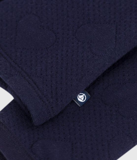 Babies' cardigan in thick cotton with a heart pattern SOIR