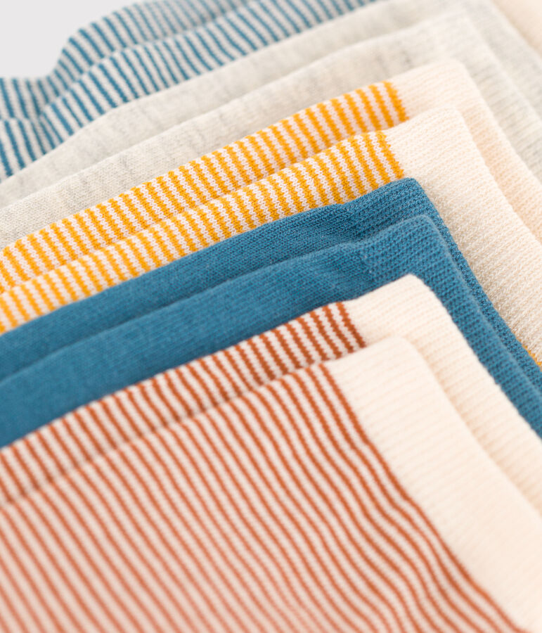 Children's Unisex Pinstriped Socks - 5-Pack multicolor