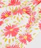 Children's short-sleeved floral cotton dress white/multicolor