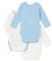 Newborn baby boy's long sleeved body trio variante 1