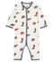 Baby Boys' Footless Ribbed Sleepsuit MARSHMALLOW white/MULTICO CN