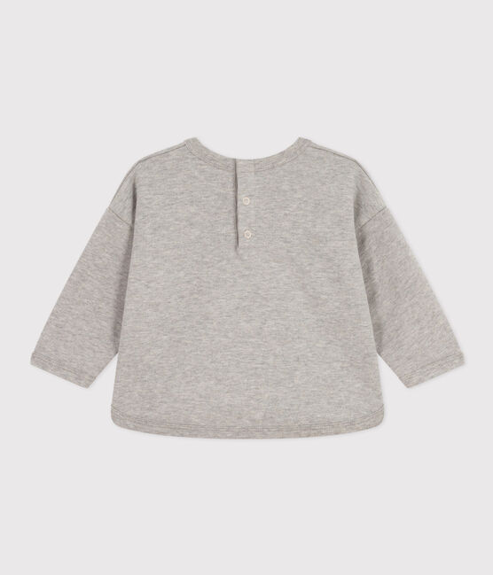 Babies' Fleece Sweatshirt CHATON CHINE grey