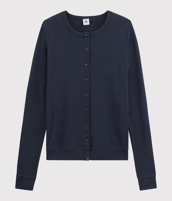 Women's iconic cardigan SMOKING blue