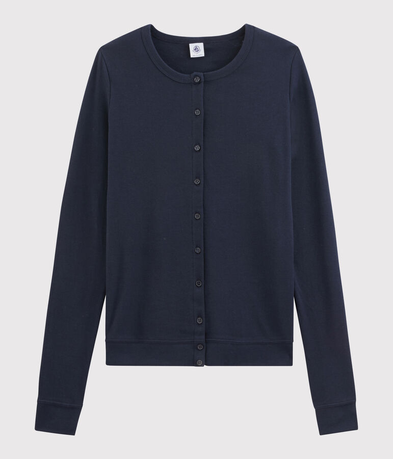 Women's iconic cardigan SMOKING blue