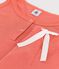 Girls' Plain Papaya Cotton and Lyocell Short Pyjamas PAPAYE pink