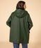 Iconic Recycled Fabric and Organic Cotton Raincoat AVORIAZ green