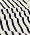 Girls' Stripy Short-Sleeved Cotton T-Shirt MARSHMALLOW white/SMOKING blue