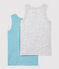 Boys' Organic Cotton Vests - 2-Pack variante 1