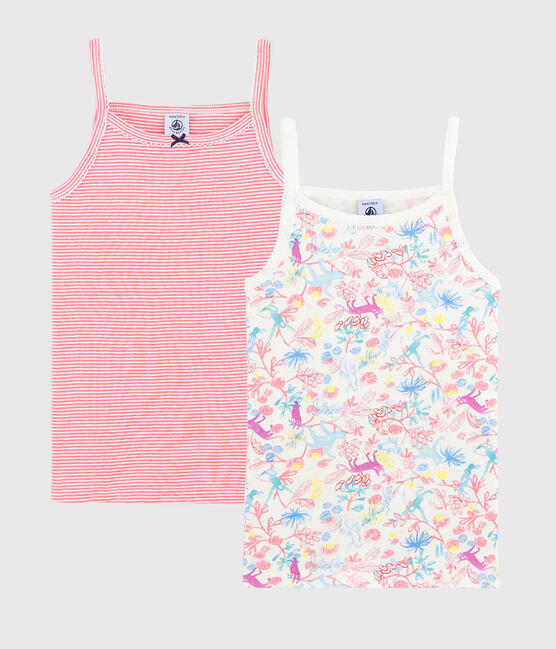 Girls' Jungle Print Strappy Tops - 2-Pack variante 1