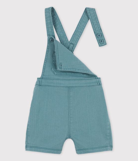 Babies' Coloured Denim Dungaree Shorts BRUT green