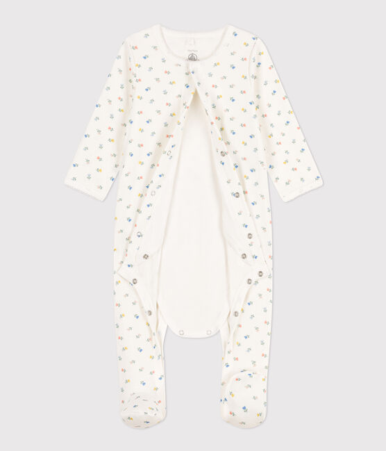 Floral Cotton Bodyjama MARSHMALLOW white/MULTICO white