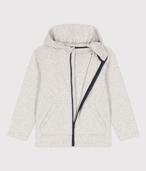 Boys' Zip-Up Hoodie BELUGA CHINE grey