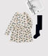 Girls' Dress and Tights Gift Set