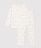Boys' Multicoloured Letter Print Organic Cotton Pyjamas MARSHMALLOW white/MULTICO white