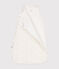 Babies' floral velour TOG3 sleeping bag MARSHMALLOW white/MULTICO white