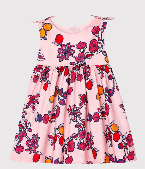 Baby Girls' Print Sleeveless Dress MERVEILLE pink/MULTICO white