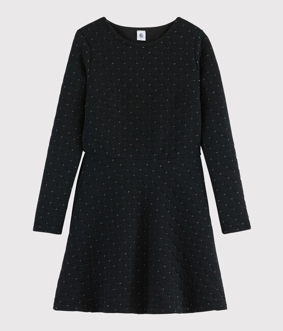 Women's dress NOIR black/ARGENT
