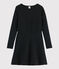 Women's dress NOIR black/ARGENT