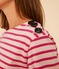 Women's Buttoned Cotton Breton Top SALINE /DELHI
