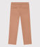 Boys' Regular Cotton Serge Trousers VINTAGE beige