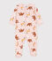 Animal Patterned Fleece Pyjamas SALINE pink/MULTICO white