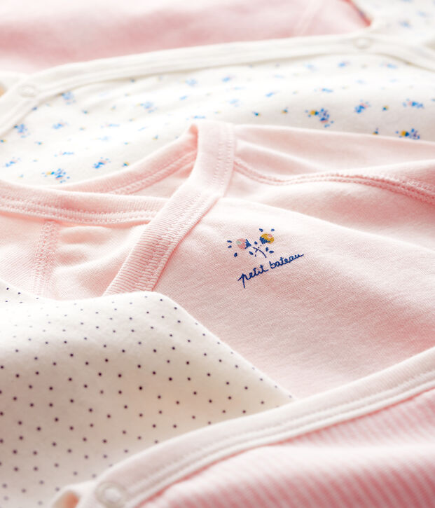 Newborn Babies' Long-Sleeved Bodysuit - 5-Piece Set multicolor