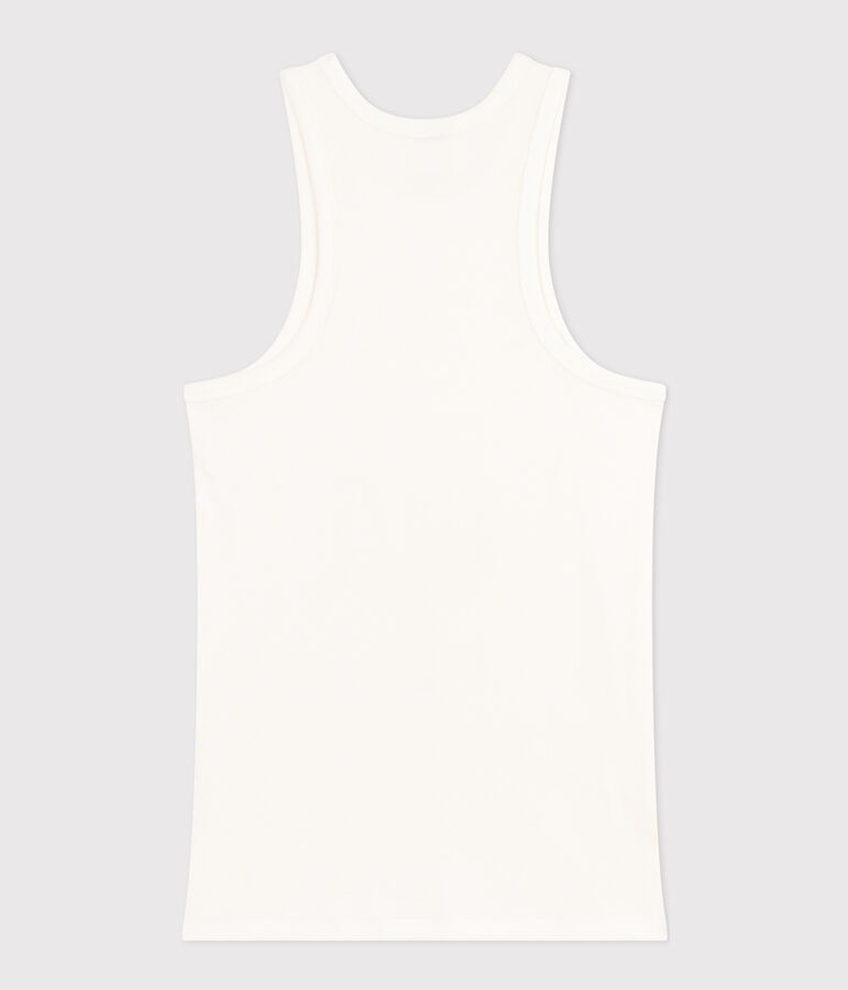 Women's Cotton Vest Top ECUME white