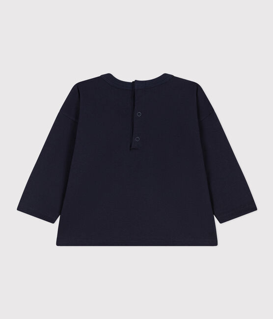 Babies' Long-Sleeved Jersey T-Shirt SMOKING blue