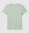 Women's Straight Fit Organic Cotton V-Neck T-Shirt HERBIER green