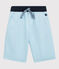 Boys' Cotton Serge Bermuda Shorts PLEINAIR