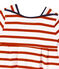 Robe bébé fille en jersey lourd rayé LAIT white/PEPS red