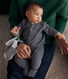 Babies' velour pyjama suit