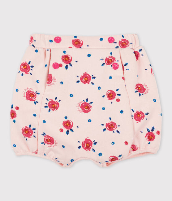 Baby girl's bloomer briefs MINOIS pink/MULTICO white