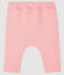 Babies' Quilted Tube Knit Leggings CHARME pink