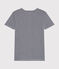 Women's Iconic Striped Cotton V-neck T-Shirt SMOKING blue/MARSHMALLOW white