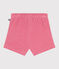 Babies' cotton terry shorts PEONIA pink