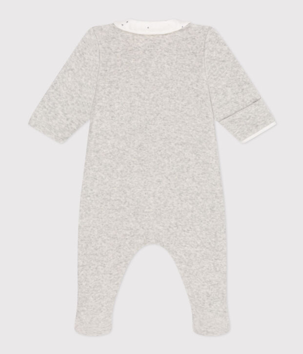 Babies' Velour Pyjamas BELUGA CHINE