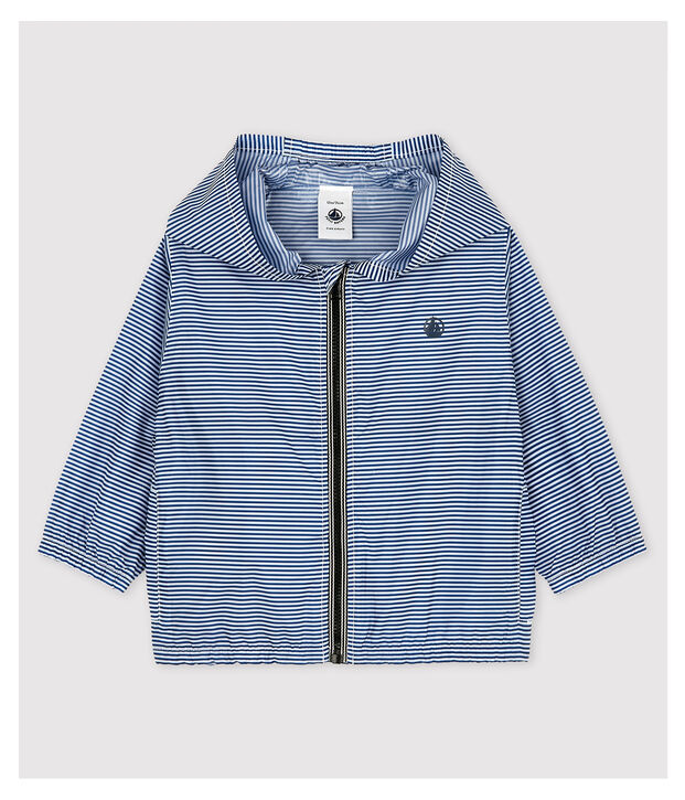 Babies' Unisex Recycled Polyamide Windbreaker blue/white