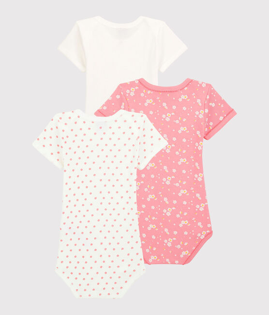 Baby Girls' Springtime Short-Sleeved Bodysuit - 3-Pack variante 1