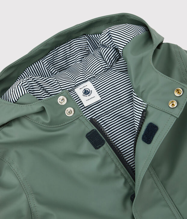 Babies' Warm Lined Fleece Raincoat THUYA