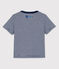 Petit Bateau x Water Family Babies' T-Shirt MEDIEVAL blue/MARSHMALLOW white