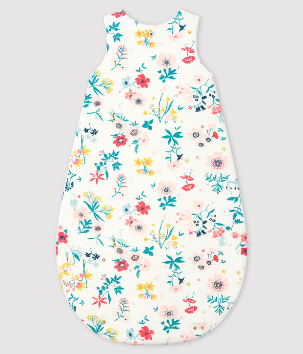 Baby Girls' Velour Sleeping Bag white/multicolor