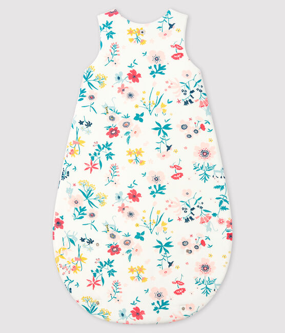 Baby Girls' Velour Sleeping Bag MARSHMALLOW white/MULTICO white