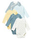 Baby Boys' Newborn Bodysuit - Set of 5