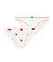 Women's heart briefs - Set of 2 Variante 1 PACK
