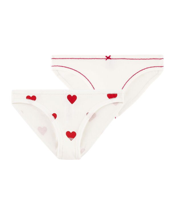 Women's heart briefs - Set of 2 multicolor