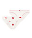 Women's heart briefs - Set of 2