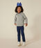 Boys' Cotton Rib Zip-Up Hoodie CHATON CHINE grey